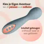 Mini Magic Wand Intense Vibrator blauw adventure