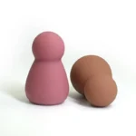 Mini Makeup Sponge Vibrator Pink Brown