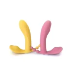 Remote G spot Vibrator yellow Pink